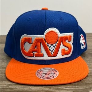 Mitchell & Ness Cleveland Cavaliers Snapback Hat– NBA Hardwood Classics